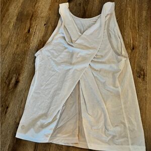 LuLulemon White Sleeveless Top